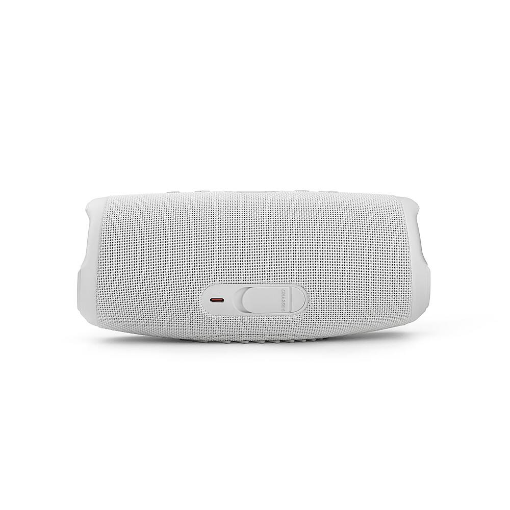 Alt View 13. JBL - CHARGE5 Portable Waterproof Speaker with Powerbank - White.