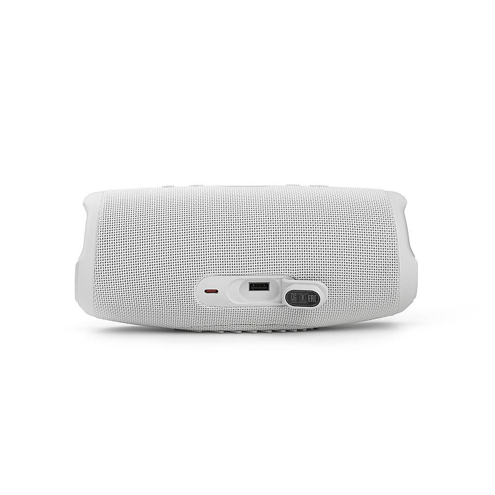 Alt View 1. JBL - CHARGE5 Portable Waterproof Speaker with Powerbank - White.