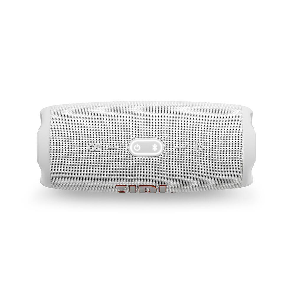 Left. JBL - CHARGE5 Portable Waterproof Speaker with Powerbank - White.