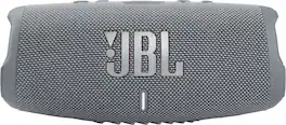 JBL - CHARGE5 Portable Waterproof Speaker with Powerbank - Gray