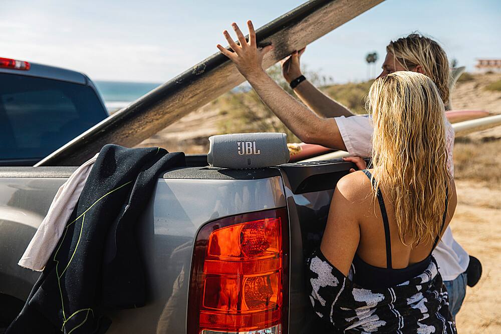 Alt View 14. JBL - CHARGE5 Portable Waterproof Speaker with Powerbank - Gray.