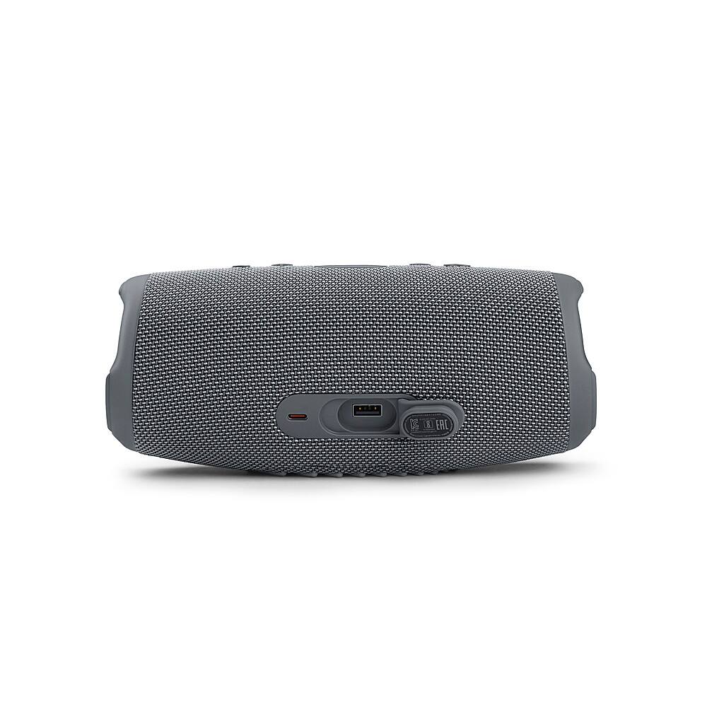 Alt View 1. JBL - CHARGE5 Portable Waterproof Speaker with Powerbank - Gray.