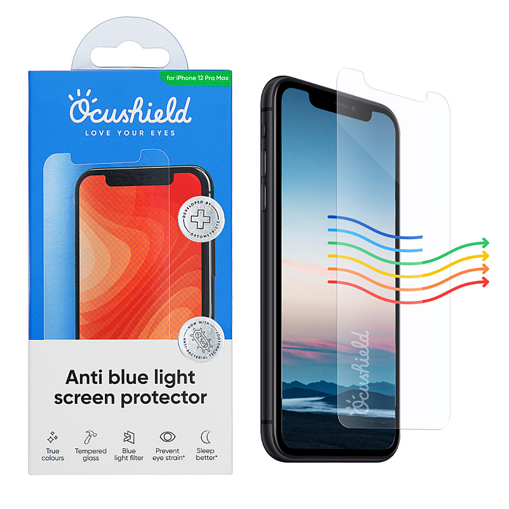 Left View: SaharaCase - Hybrid-Flex Series Case for Apple iPad mini (6th Generation 2021) - Clear Blue