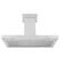Alt View 12. ZLINE - 48" Ducted Wall Mount Range Hood in Fingerprint Resistant Stainless Steel (8KES-48) - Stainless steel look.