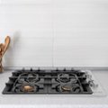 ZLINE - 30" Gas Cooktop with 4 Gas Brass Burners and Black Porcelain Top - Black_3