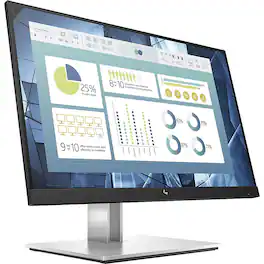 HP - E22 G4 FHD Monitor 21.5 LCD FHD Monitor (VGA, USB, HDMI) - Black/Silver