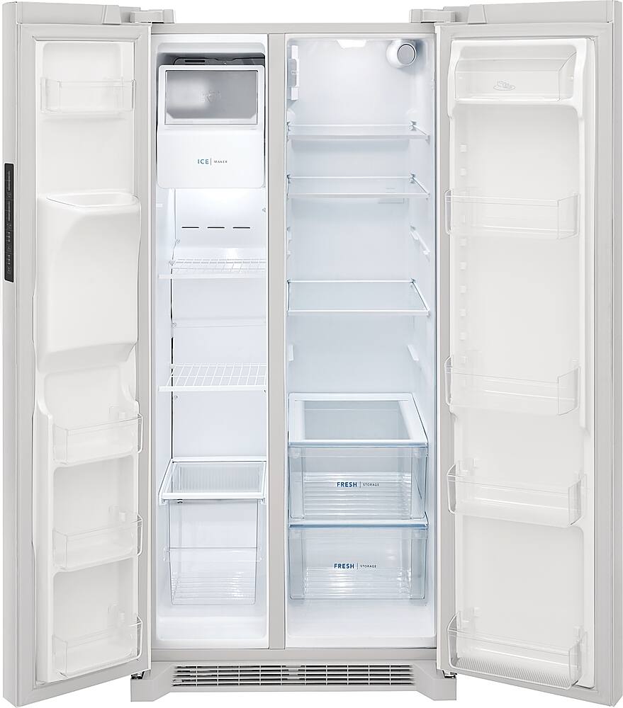 Alt View 1. Frigidaire - 22.3 Cu. Ft. Side-by-Side Refrigerator - White.