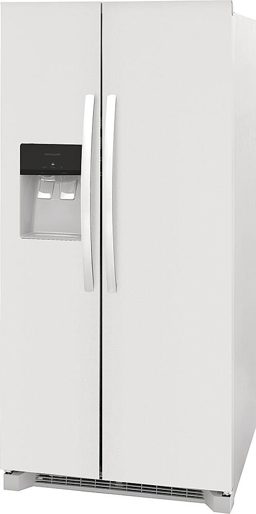 Left. Frigidaire - 22.3 Cu. Ft. Side-by-Side Refrigerator - White.