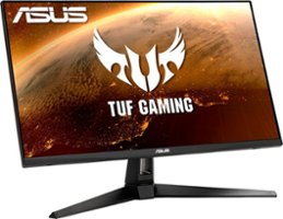 ASUS - TUF 27” IPS QHD 170Hz 1ms G-SYNC Compatible Gaming Monitor with Height Adjustable (DisplayPort,HDMI) - Black - Front_Zoom
