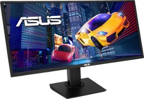 ASUS - VP348QGL Widescreen LCD Monitor - Black - Front_Zoom