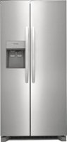 Frigidaire - 22.3 Cu. Ft. Side-by-Side Refrigerator - Stainless steel - Front_Zoom