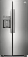 Frigidaire - Gallery 33 in. Wide 22.3 Cu. Ft. Side-by-Side Refrigerator - Smudge Proof Stainless Steel - Front_Zoom