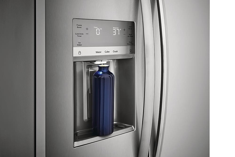 Alt View 12. Frigidaire - Gallery 22.3 Cu. Ft. Side-by-Side Refrigerator - Smudge-Proof® Stainless Steel.