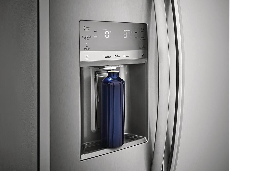 Alt View 12. Frigidaire - Gallery 22.3 Cu. Ft. Side-by-Side Refrigerator - Smudge-Proof® Stainless Steel.