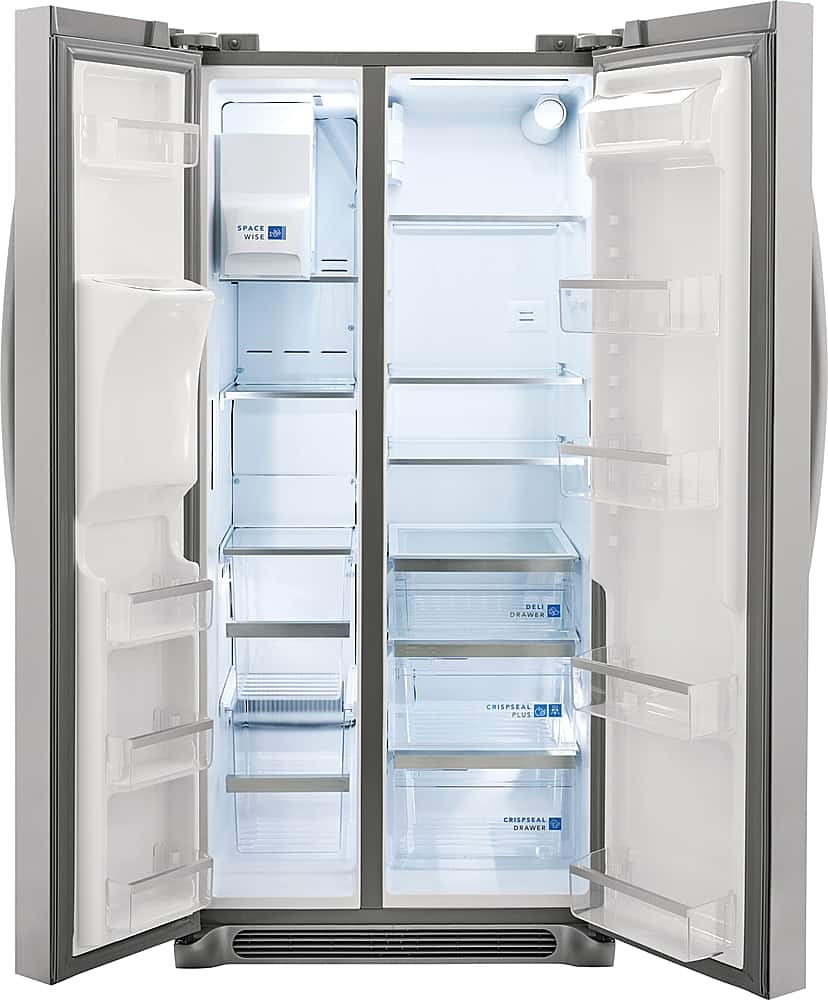 Alt View 14. Frigidaire - Gallery 22.3 Cu. Ft. Side-by-Side Refrigerator - Smudge-Proof® Stainless Steel.