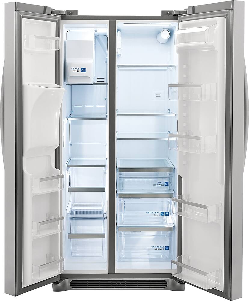 Alt View 14. Frigidaire - Gallery 22.3 Cu. Ft. Side-by-Side Refrigerator - Smudge-Proof® Stainless Steel.