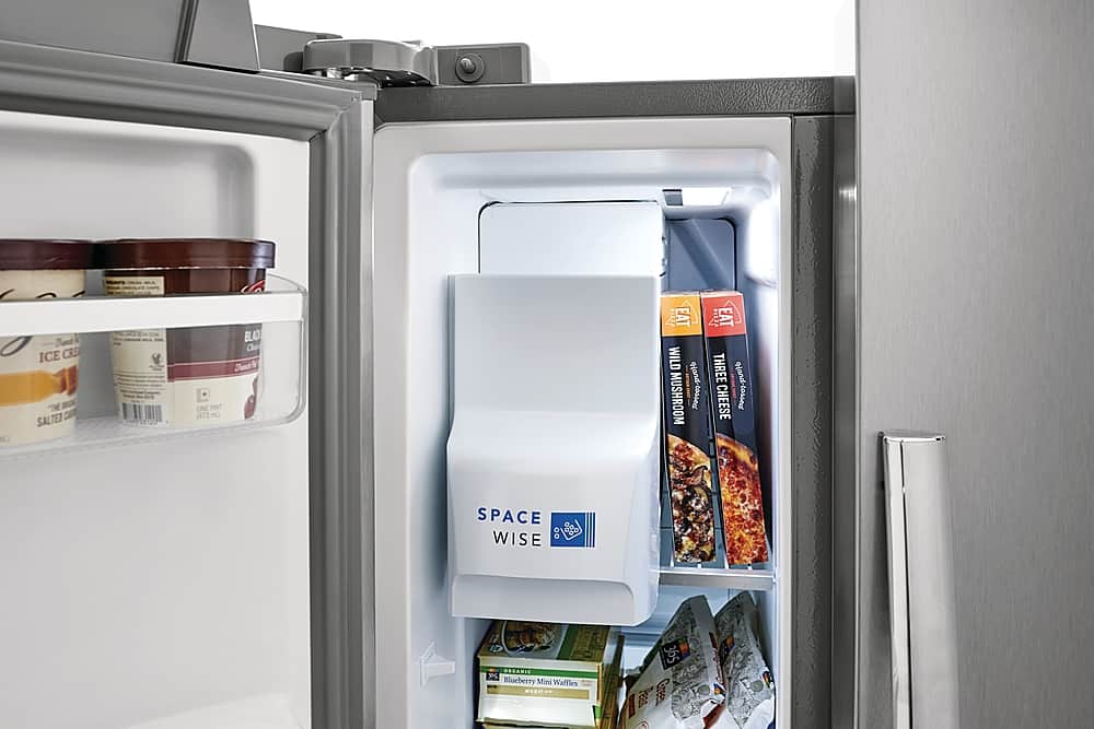 Alt View 5. Frigidaire - Gallery 22.3 Cu. Ft. Side-by-Side Refrigerator - Smudge-Proof® Stainless Steel.