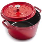  Tramontina Covered Skillet Enameled Cast Iron 12-Inch, Gradated  Red, 80131/058DS: Tramontina Cast Iron Cookware: Home & Kitchen