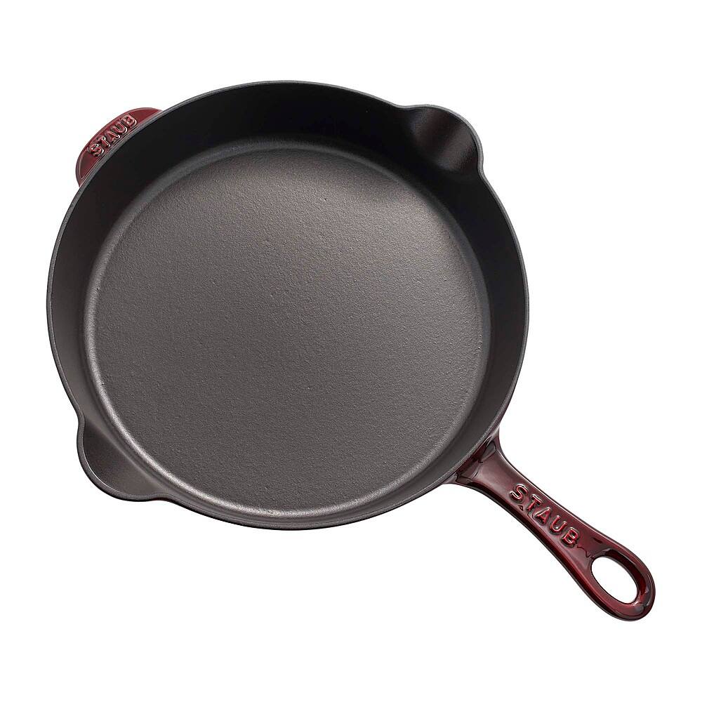 Alt View 11. Staub - Cast Iron 11-inch Traditional Skillet - Grenadine.