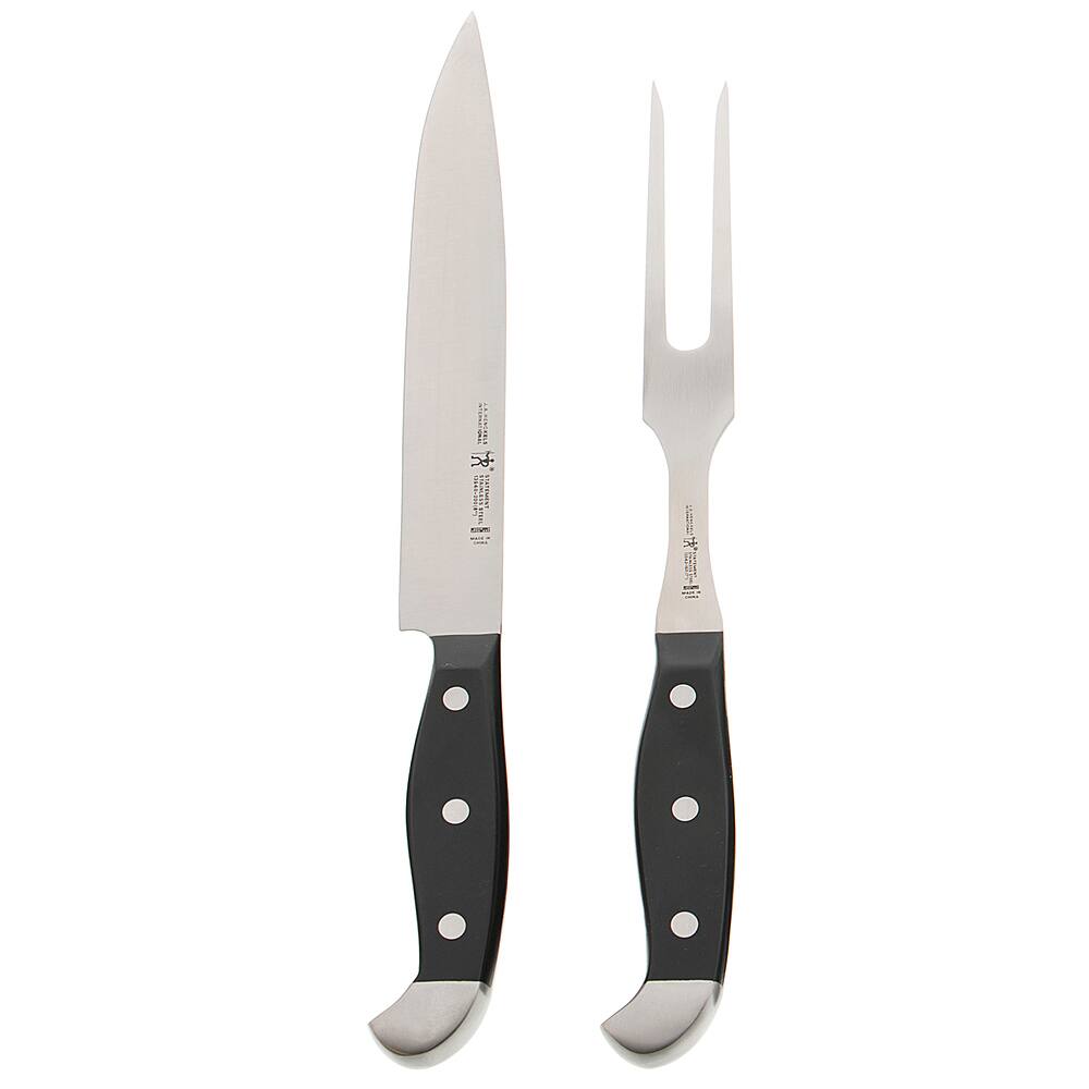 Angle View: Henckels Statement 2-pc Carving Set - Black