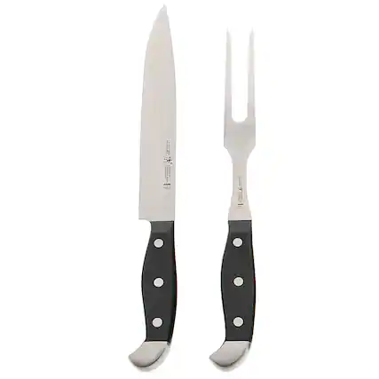 Angle. Henckels - Henckels Statement 2-pc Carving Set - Black.