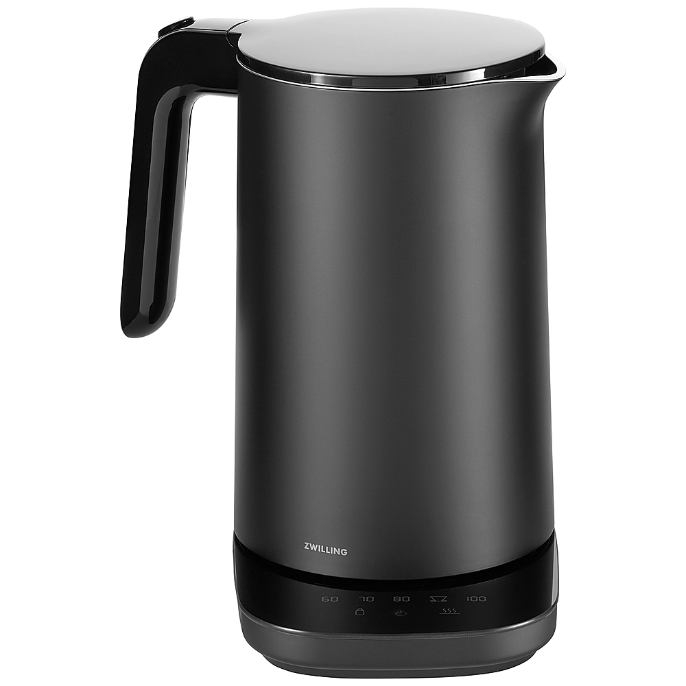 Angle View: ZWILLING - Enfinigy 50-Oz. Cool Touch Kettle Pro - Black