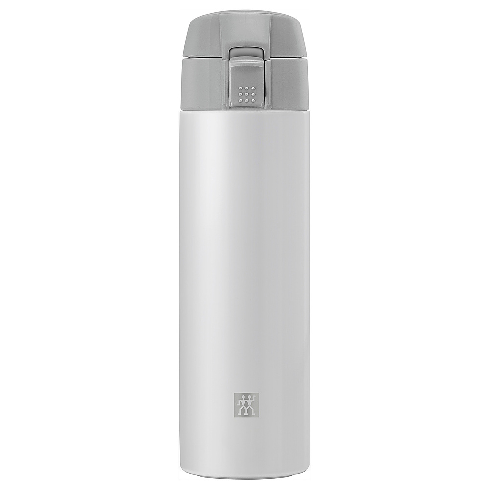 Angle View: ZWILLING - Thermo 15.2oz. Travel Bottle - Silver