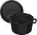 Alt View 11. Staub - Cast Iron 5-qt Tall Cocotte - Matte Black.
