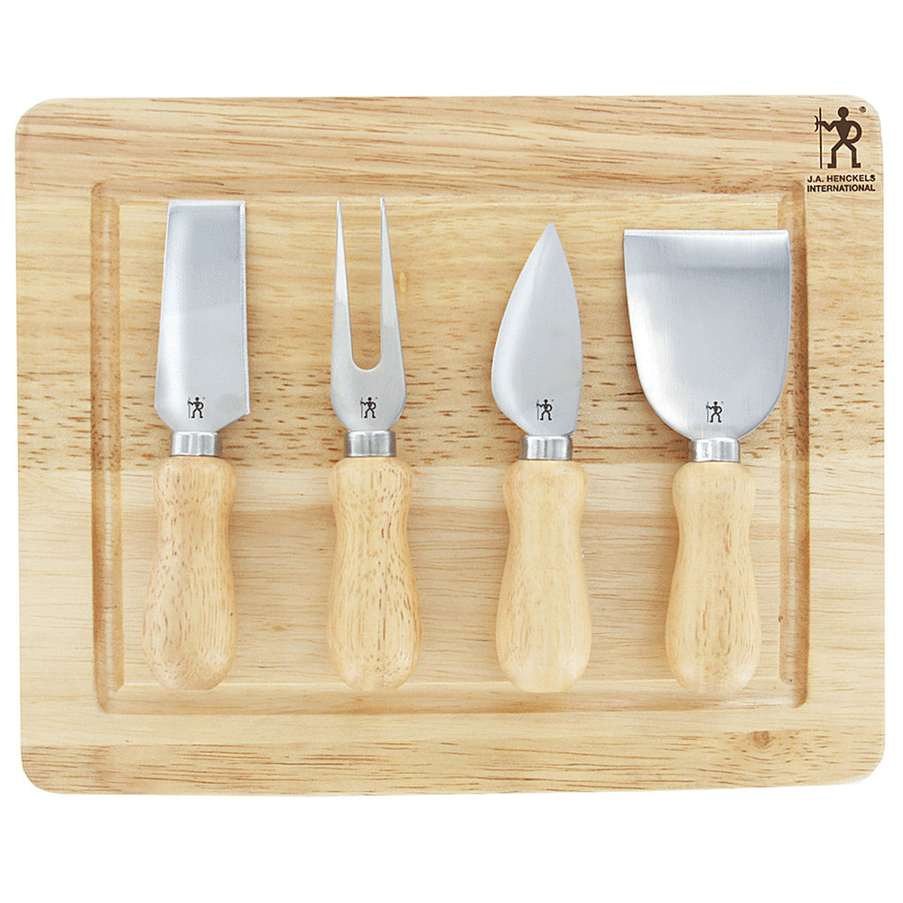 Angle View: Henckels 5-pc Cheese Knife Set - Silver