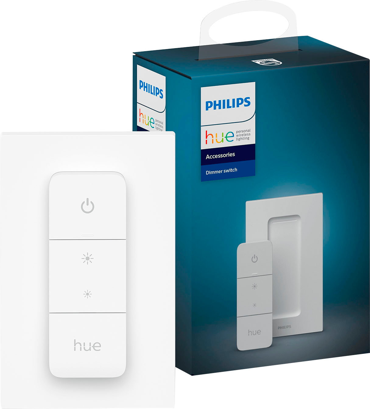 Zoom in on Front Zoom. Philips - Hue Dimmer Switch - White.