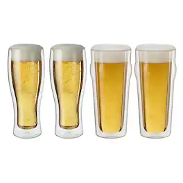 ZWILLING - Sorrento 4-pc Double-Wall Pint & Pilsner Glass Set
