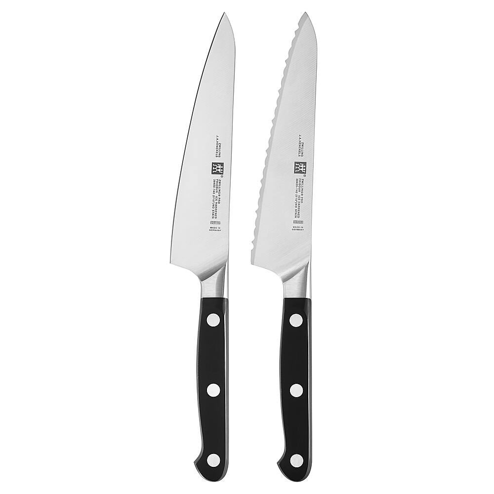 Angle View: ZWILLING - Pro 2-pc Prep Knife Set - Black