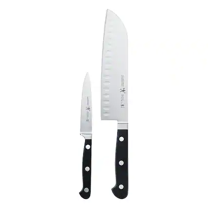 Angle. Henckels - Henckels CLASSIC 2-pc Asian Knife Set - Black.