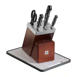 ZWILLING - Pro 7-pc Self-Sharpening Knife Block Set - Black
