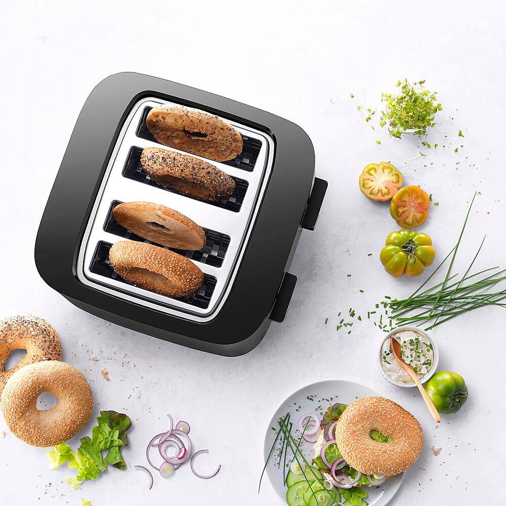 Alt View 13. ZWILLING - Enfinigy 4-Slice Toaster - Black.