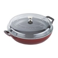 Staub - Cast Iron 3.5-qt Braiser with Glass Lid - Angle_Zoom