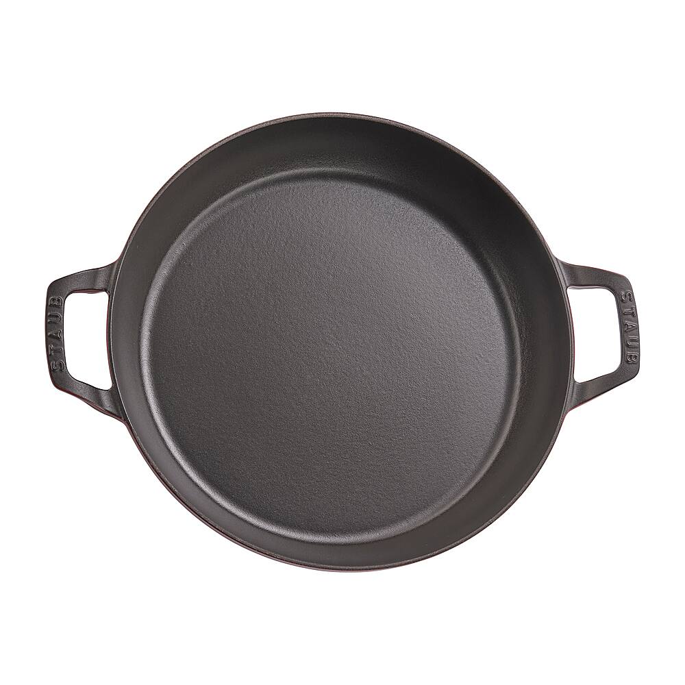 Alt View 11. Staub - Cast Iron 3.5-qt Braiser with Glass Lid - Grenadine.