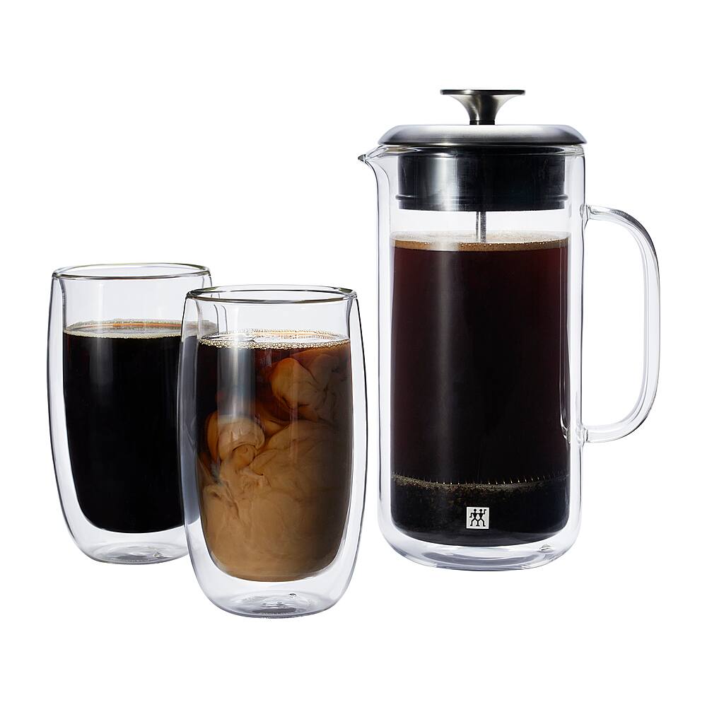 Alt View 11. ZWILLING - Sorrento Double Wall French Press and Latte Glass - N/A.