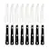 Angle. Henckels - 8-pc Serrated Steak Knife Set - Black.