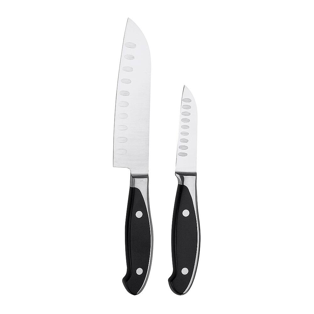 Angle View: J.A. HENCKELS INTERNATIONAL - Henckels Forged Synergy 2-pc Asian Knife Set - Black