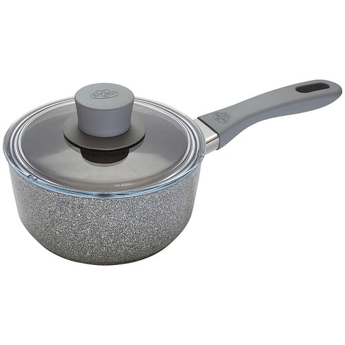 Ballarini Parma Plus 1.5-quart Aluminum Nonstick Saucepan with Lid - Grey