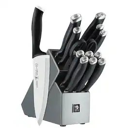 Henckels - Silvercap 14-pc Knife Block Set - Black