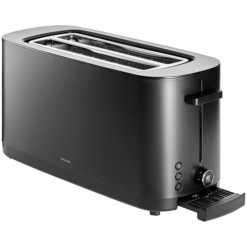 Alt View 11. ZWILLING - Enfinigy 4-Slice Long-Slot Toaster - Silver.