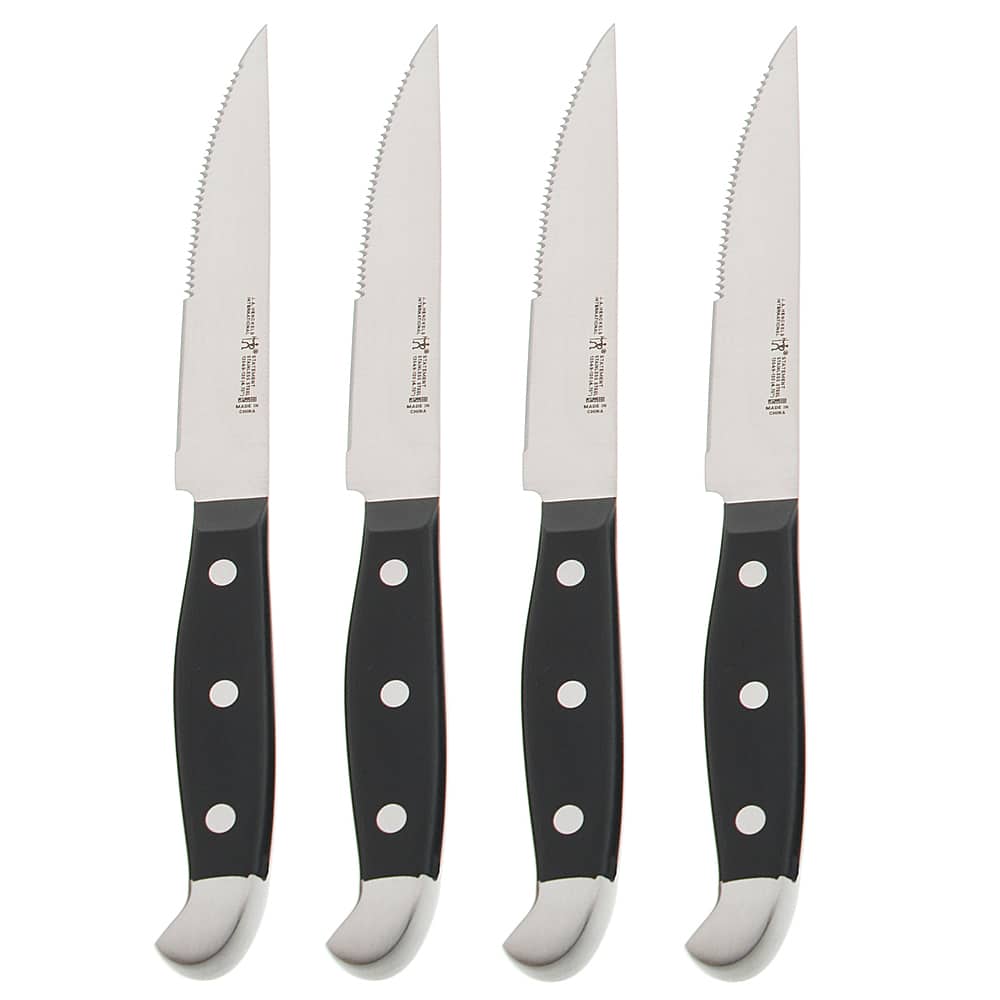 Henckels - Statement 4-pc Steak Knife Set - Black - Angle_Zoom