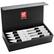 Alt View 11. ZWILLING - Porterhouse Stainless Steel 8-pc Steak Knife Set with Black Presentation Case - Black.