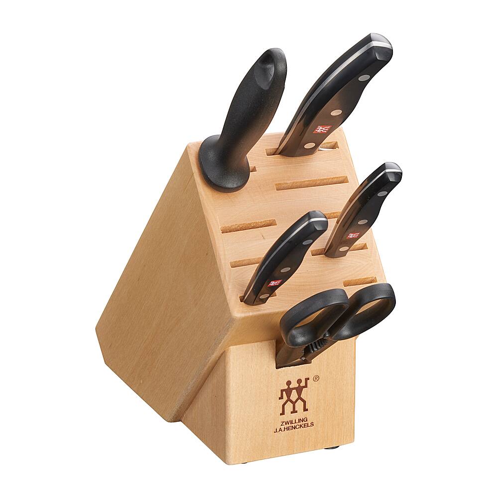 Alt View 12. ZWILLING - TWIN Signature 6-pc Knife Block Set - Black.