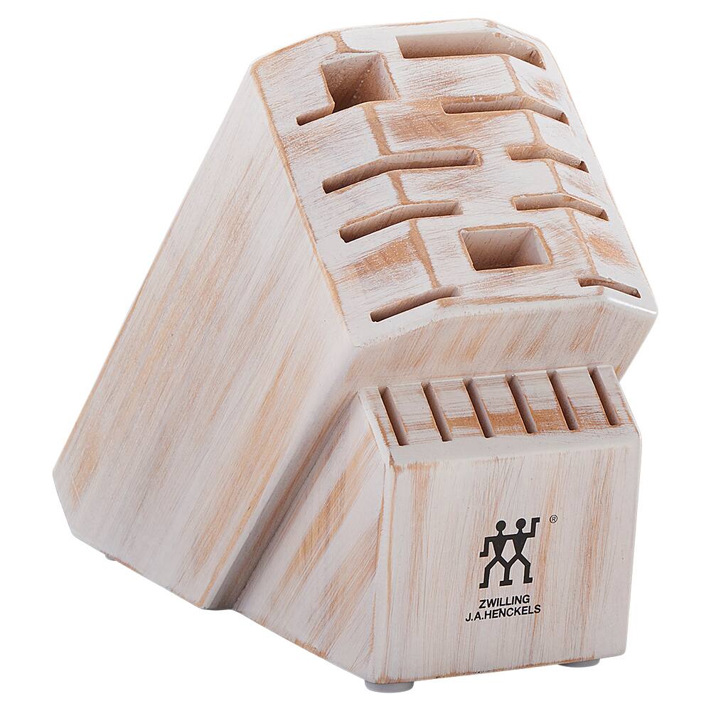 Alt View 12. ZWILLING - ZWILLING Pro 7-pc Knife Block Set - Rustic White - White.