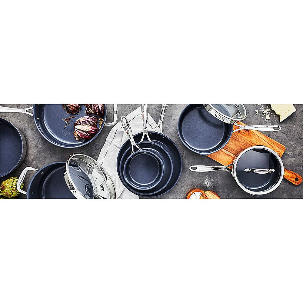 Alt View 11. ZWILLING - Clad CFX 2-pc Fry Pan Set - Silver.