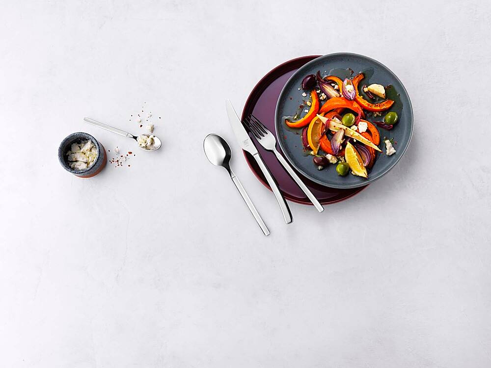 Alt View 12. ZWILLING - Kingwood 20-Piece Flatware Set - Silver.