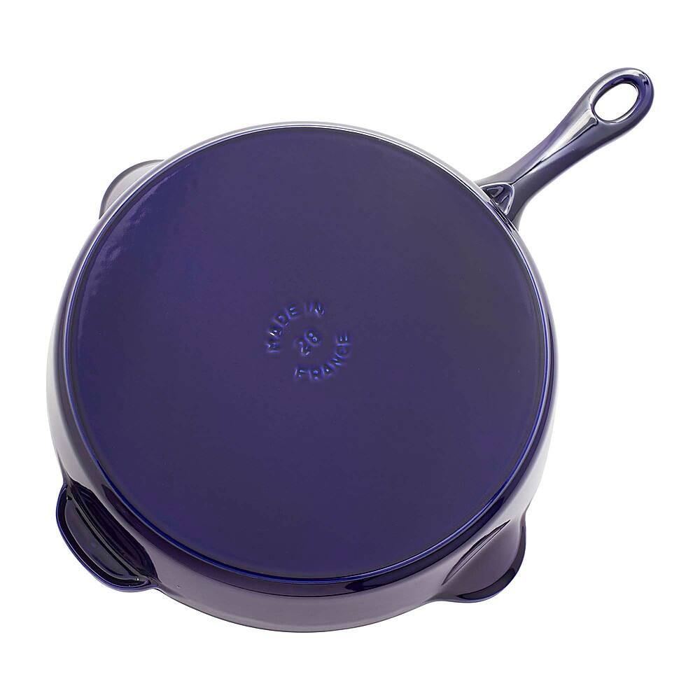 Alt View 11. Staub - Cast Iron 11-inch Traditional Skillet - Dark Blue.
